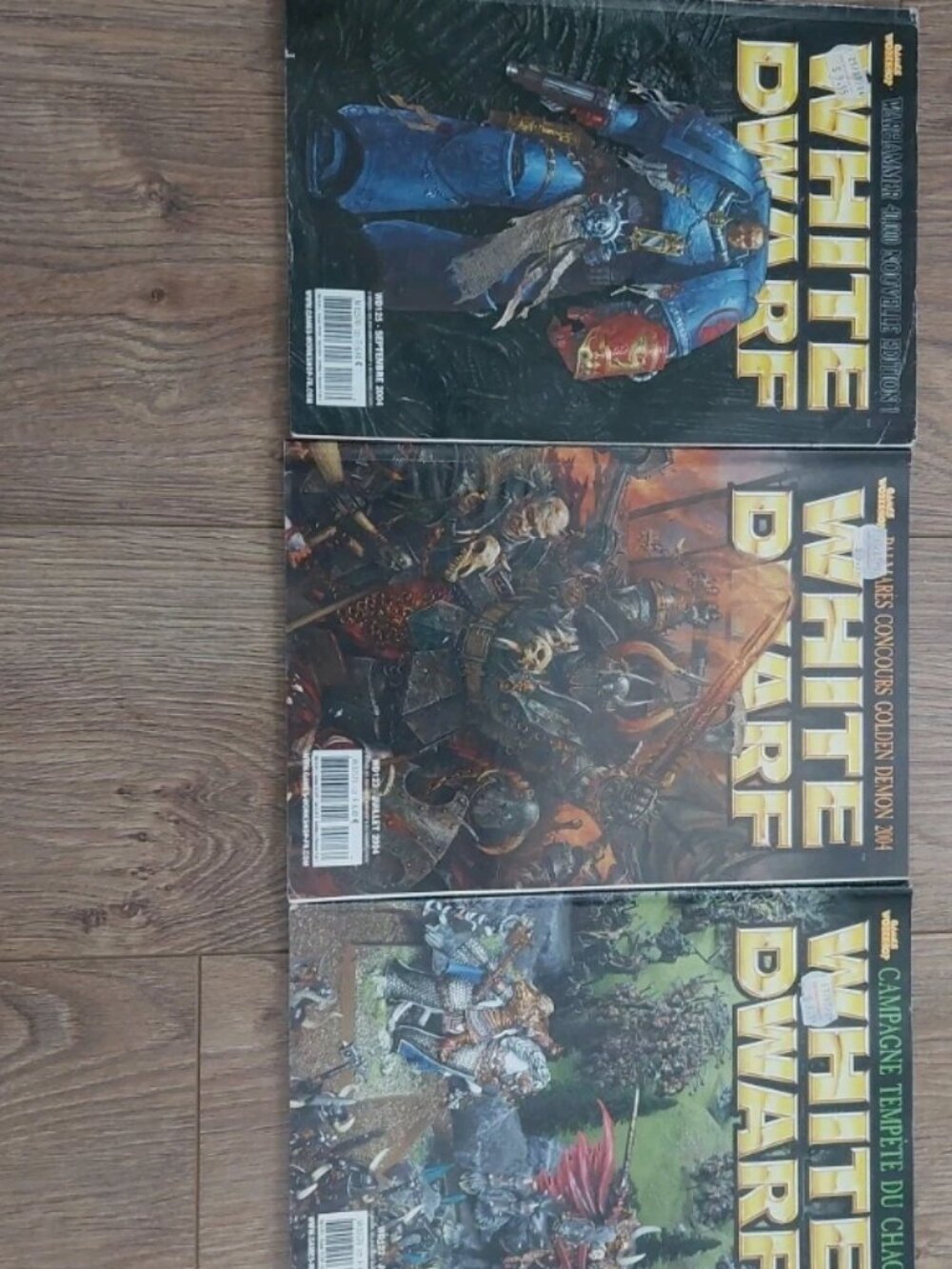 White Dwarf Magazine Lot Of 3 Games Workshop Francais French Video Games 2004